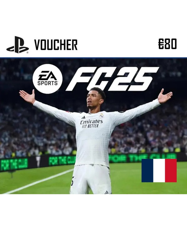 EA SPORTS FC 25 PlayStation Network Card €80 FR PlayStation 5 Key 